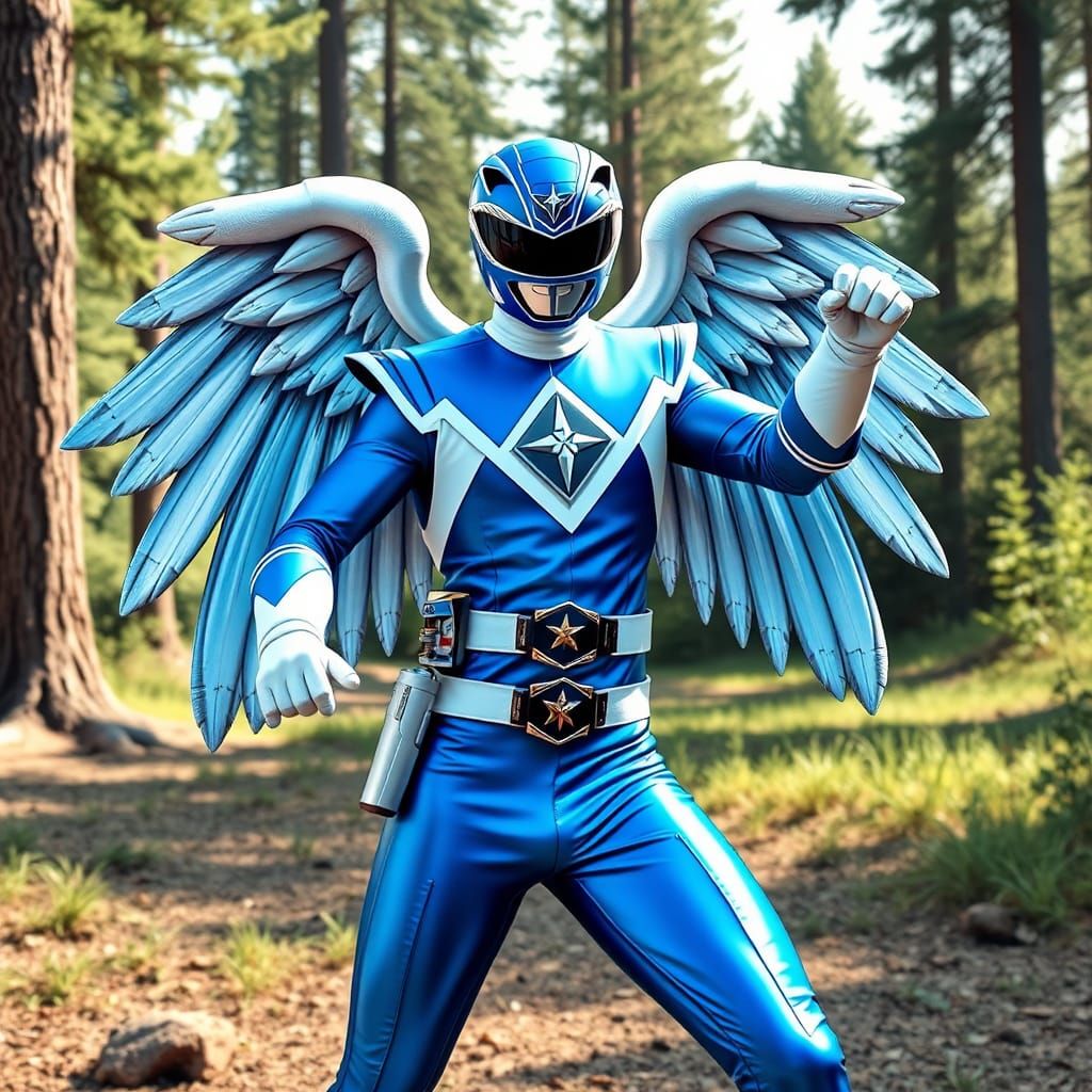 Blue Angel Grove Power Ranger