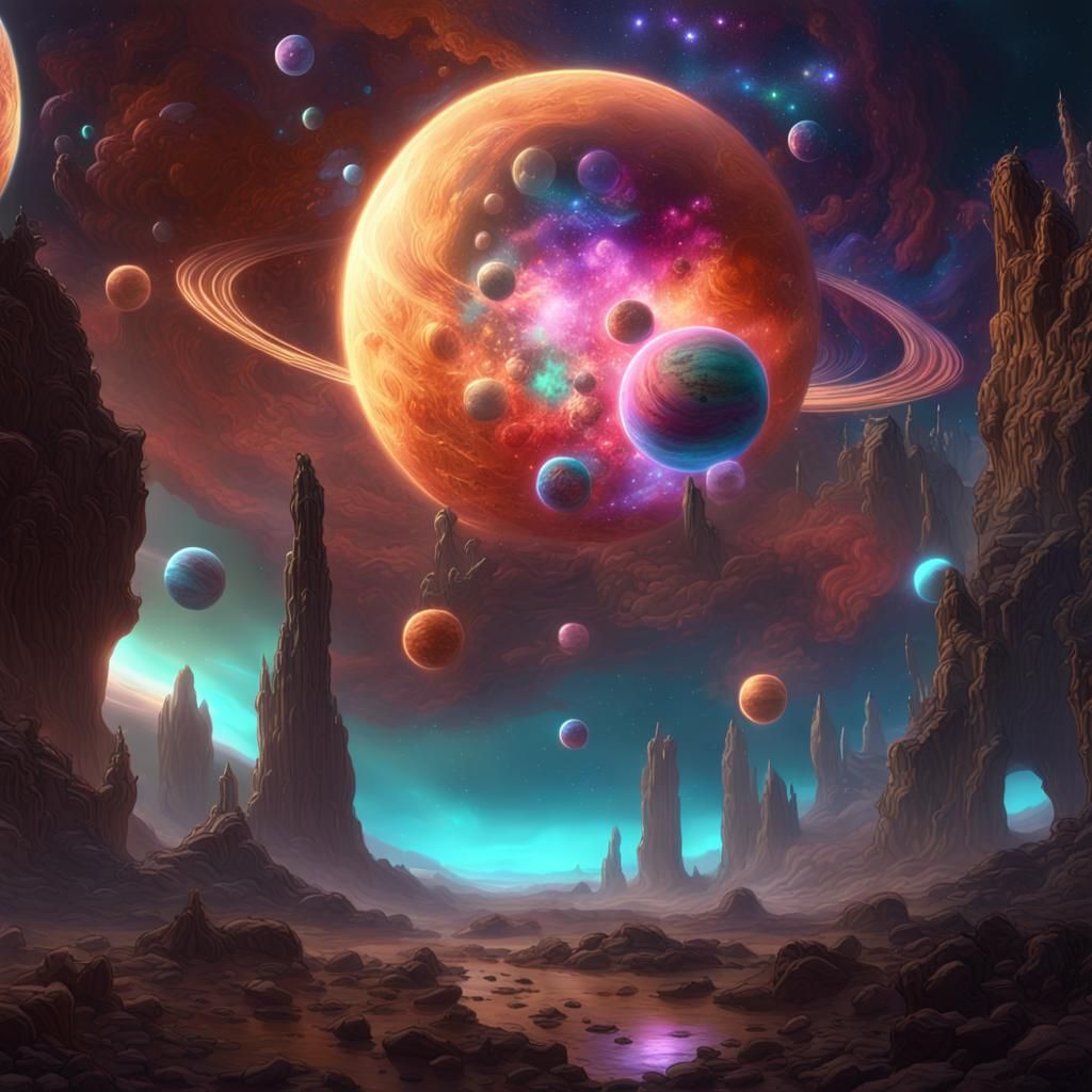 A celestial dreamscape