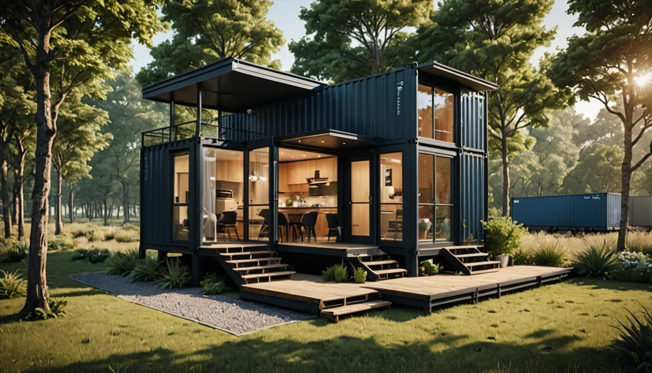 Luxurious Container House Design: Affordable Elegance