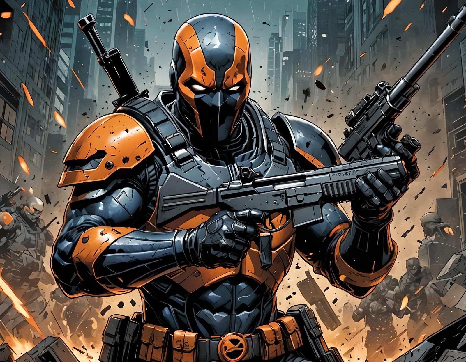 Deathstroke Comic Book Art