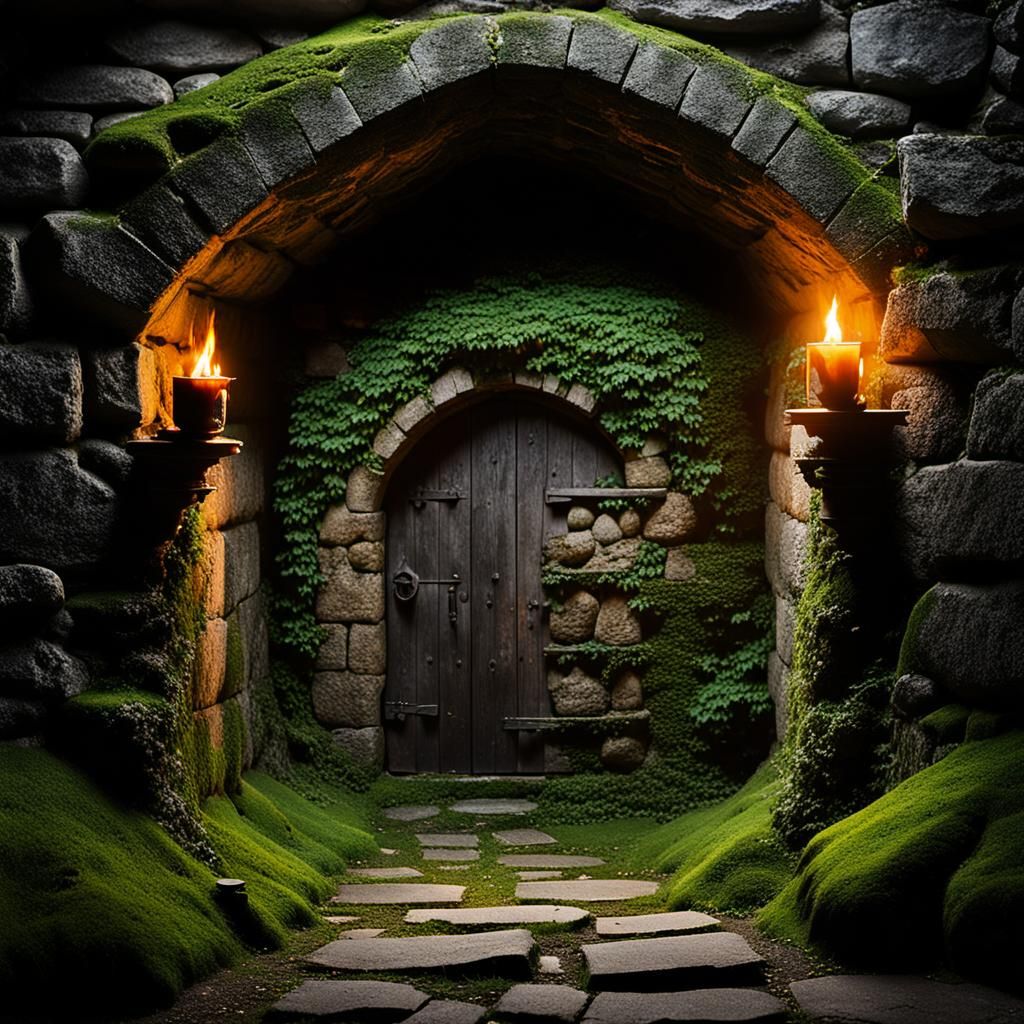 Mysterious Underground Chamber in Medieval Castle