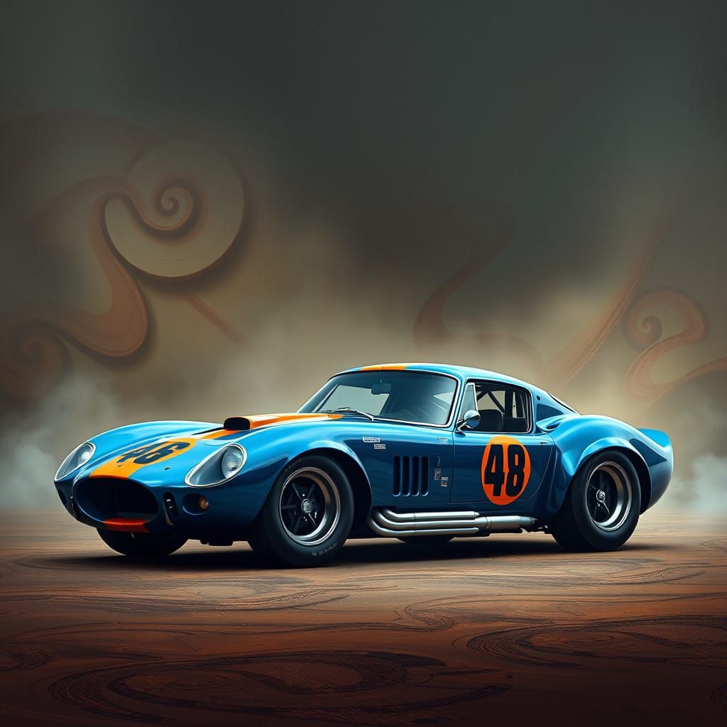 Hyper-Realistic 1965 Shelby Daytona in Dreamlike Environment...