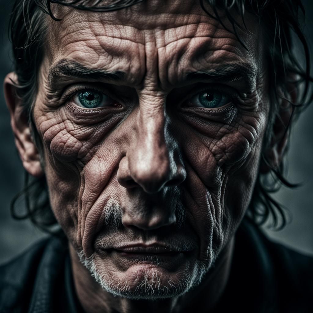 Close-Up Portrait of Evil: Ambient Light Photography