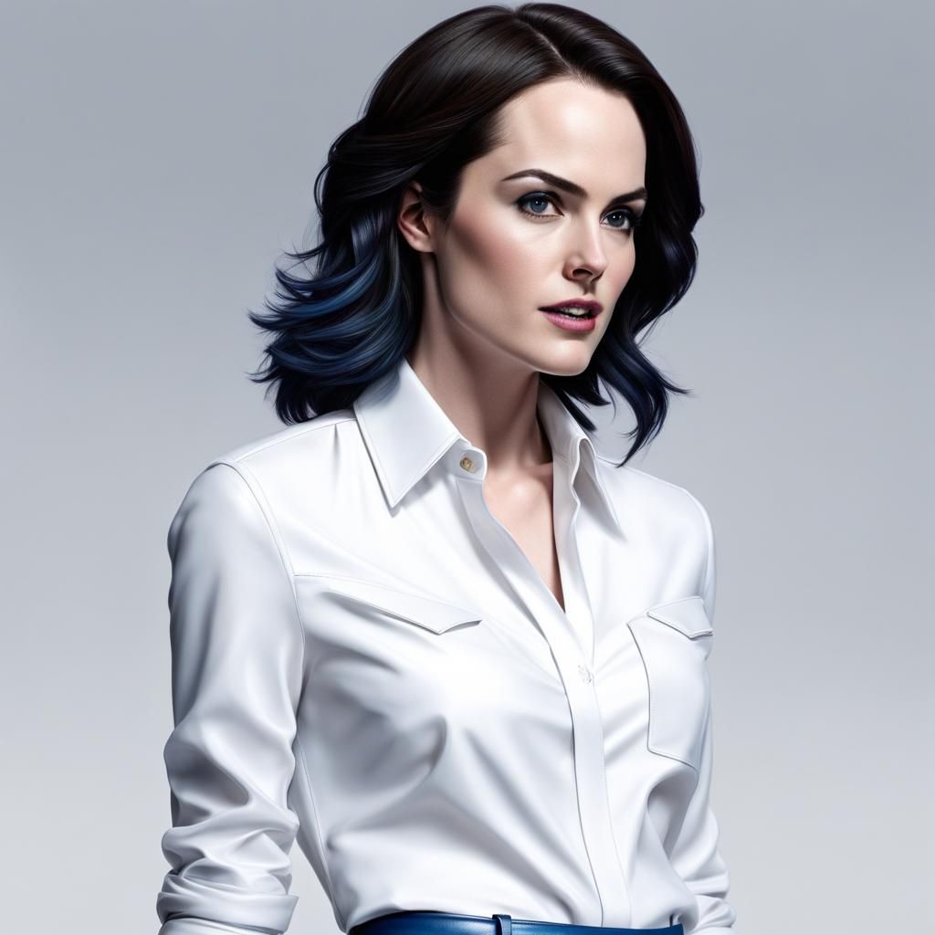 Michelle Dockery Ultrarealistic Portrait: Detailed Photoshoo...
