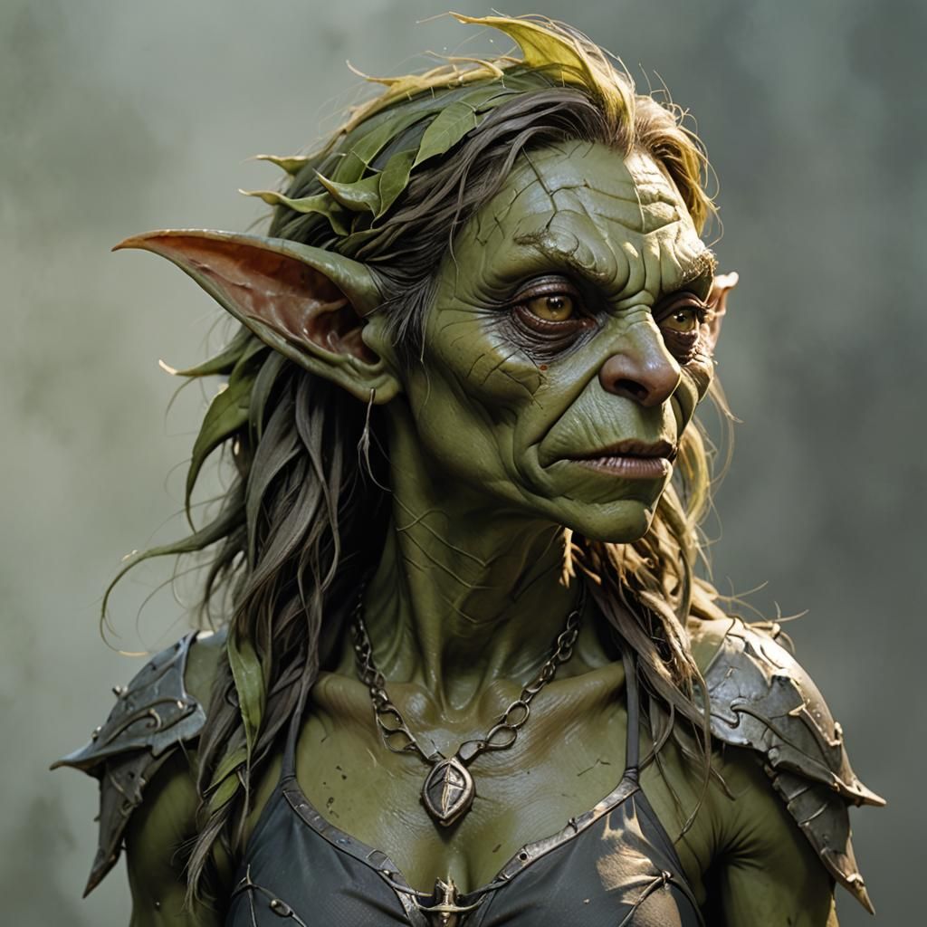 Female Goblin portrait.