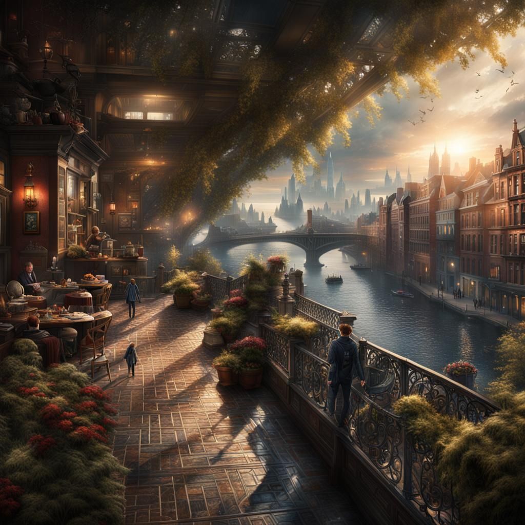 Epic Digital Painting of Peter Parker