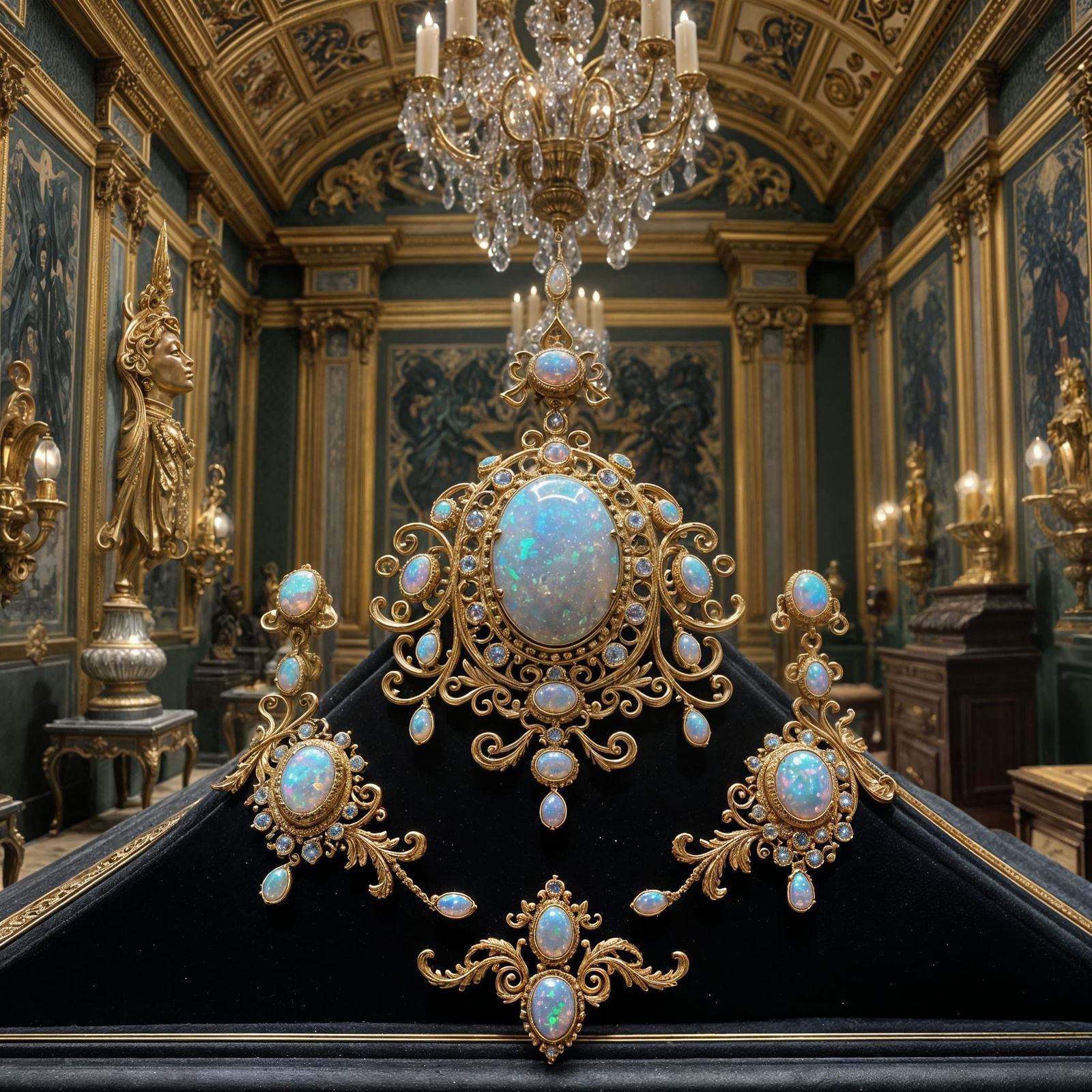 Hungarian Opal Jewellery, Budapest, 1881