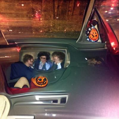 1970s Halloween: Boys in Car
