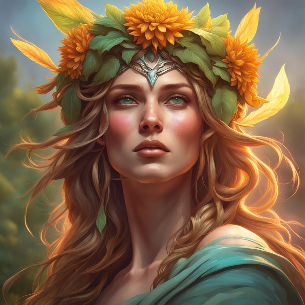 Demeter: Goddess of the Field Portrait