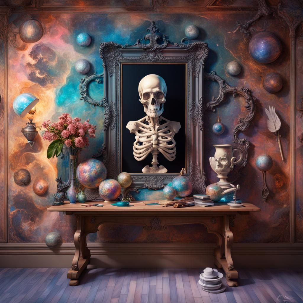 Trompe l'oeil Vanitas