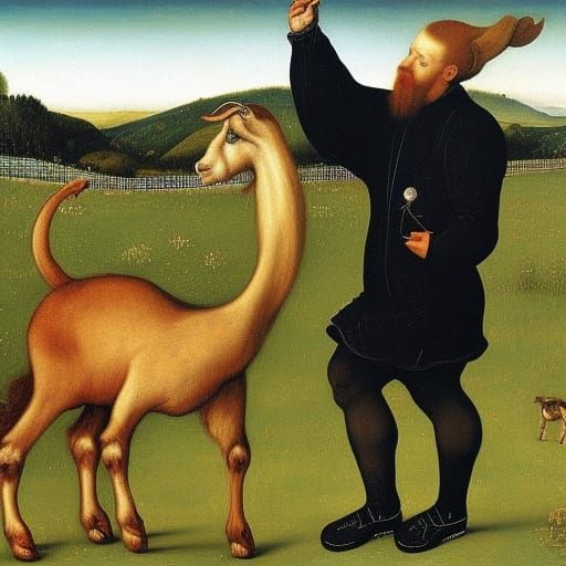 Renaissance Portrait Inspired by Cranach and Benois