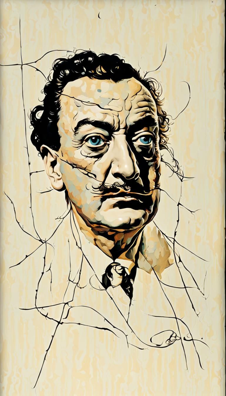 Surreal Image Inspired by Salvador Dali