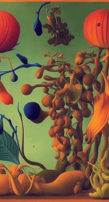 Exotic Fungi Meet Technology in Surreal Still Life