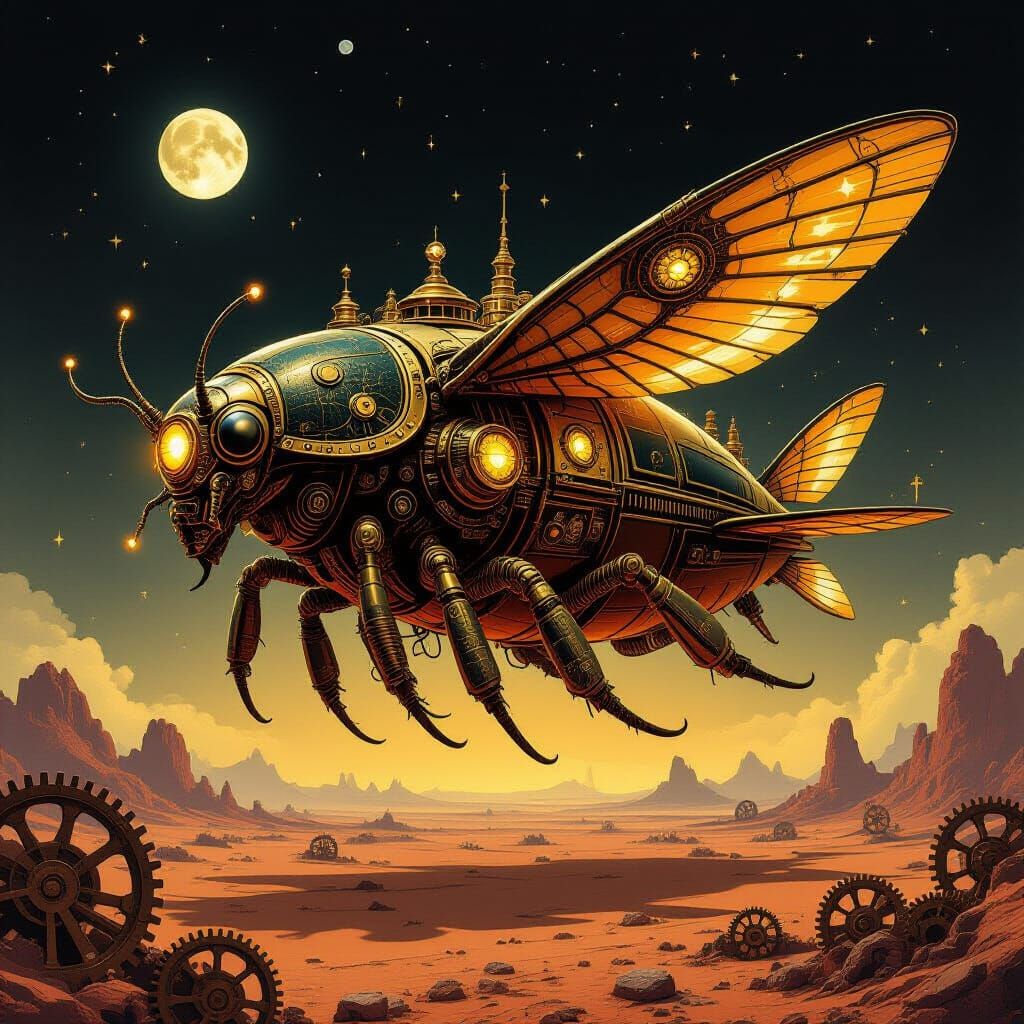 A Steampunk Scarab Beetle 2