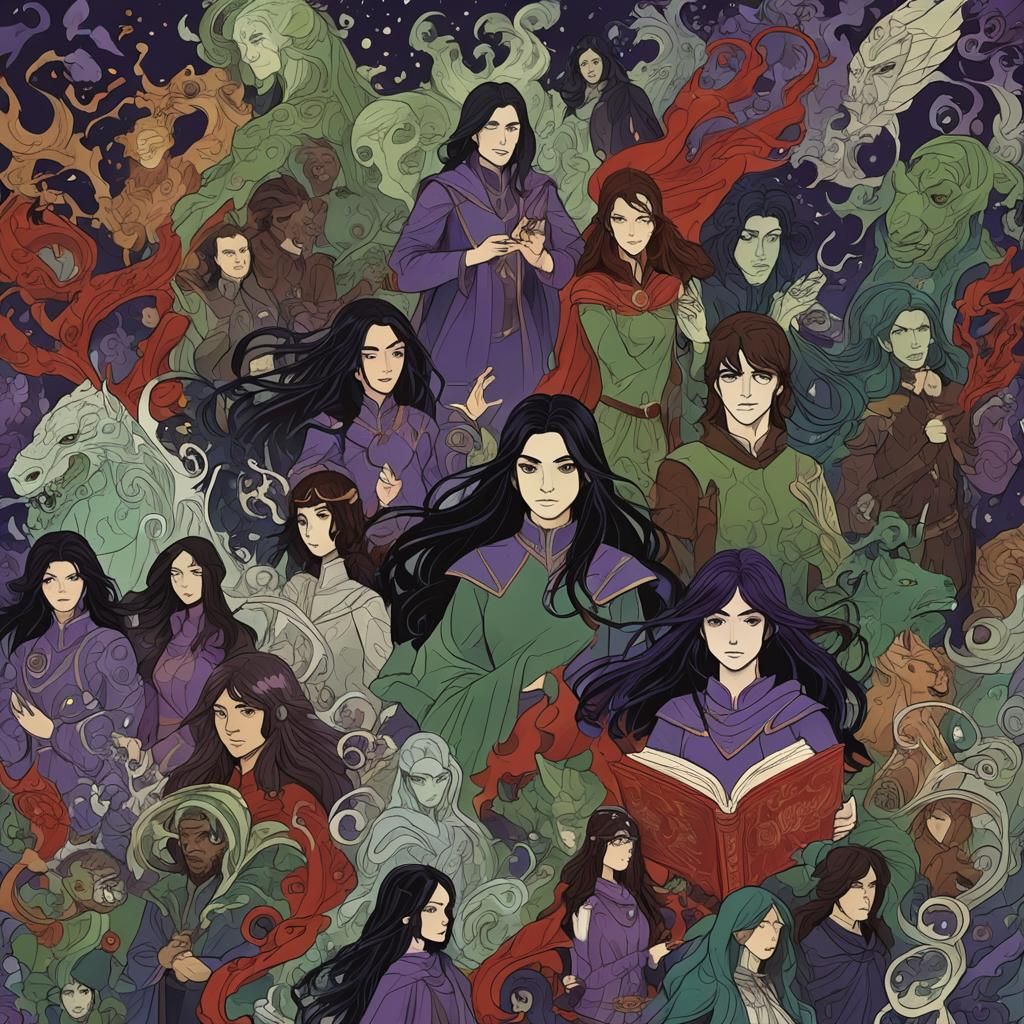 Elemental Powers in a Fantastical Realm: Book Cover Art