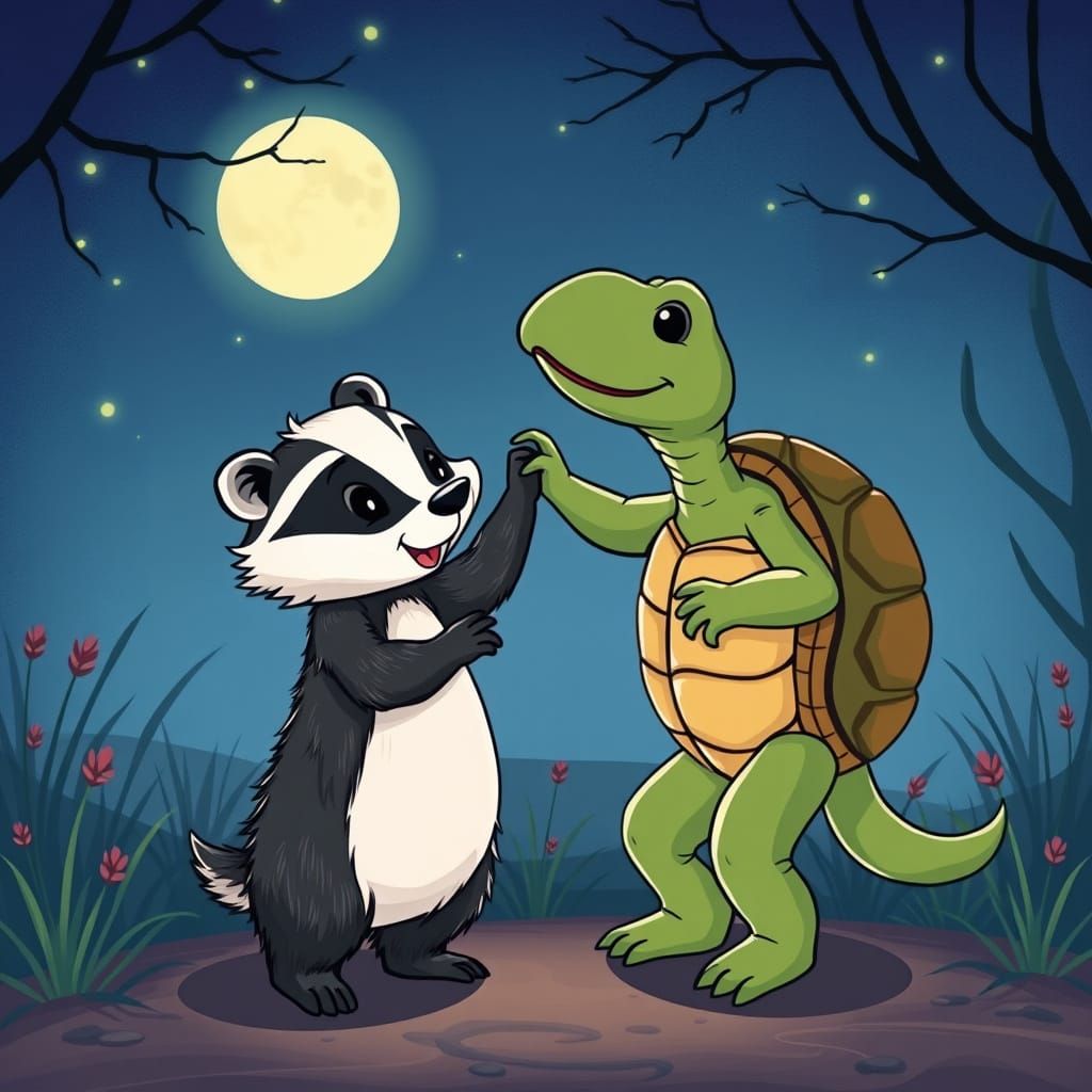 Badger and Turtle