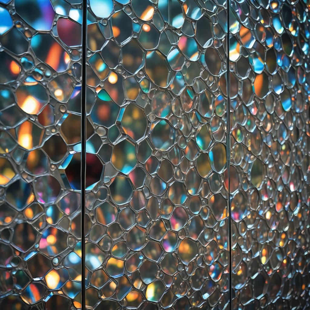 Dimensional Wall Separates Realities in High-Definition Phot...