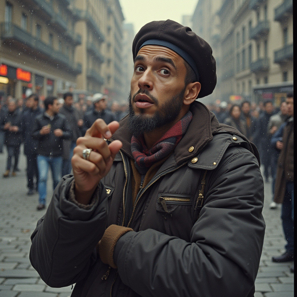 Curtains with Palestinian, Moroccan, and Dutch Flags