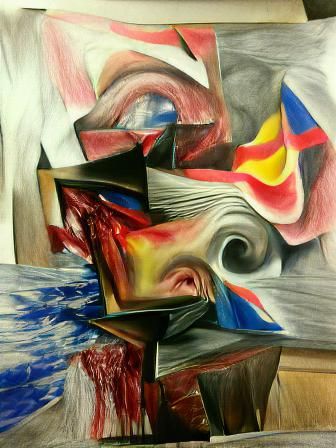 Abstract Composition in Modern Style