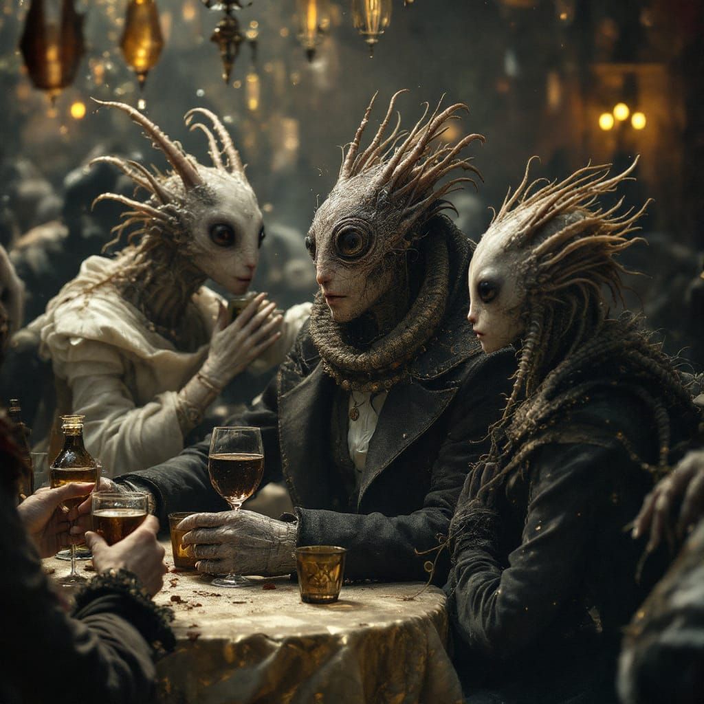 Hyperrealistic Opera Dance in Bizarre Magical Realism