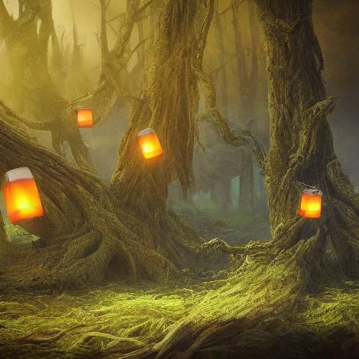 Mystical Zombie in Old-Growth Forest