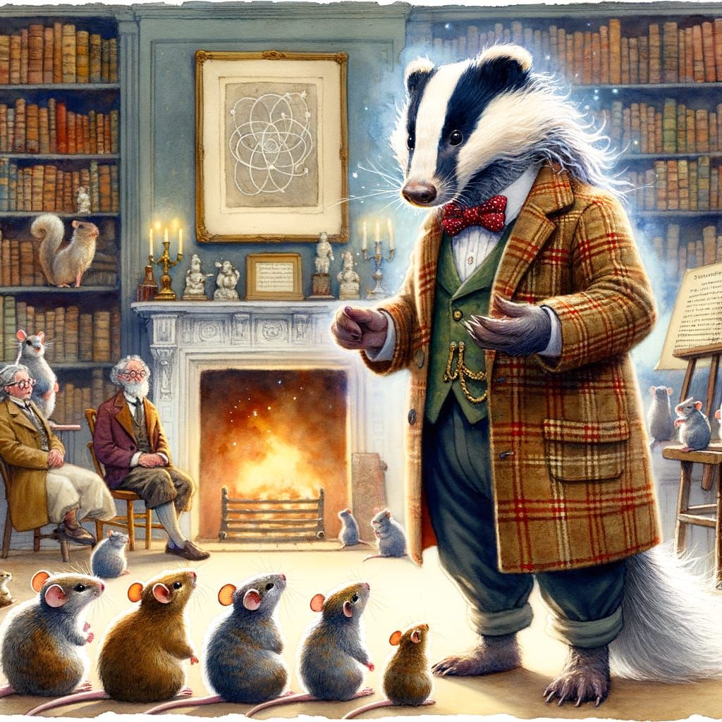 Badger Professor Explains Quantum Physics as Watercolor Illu...