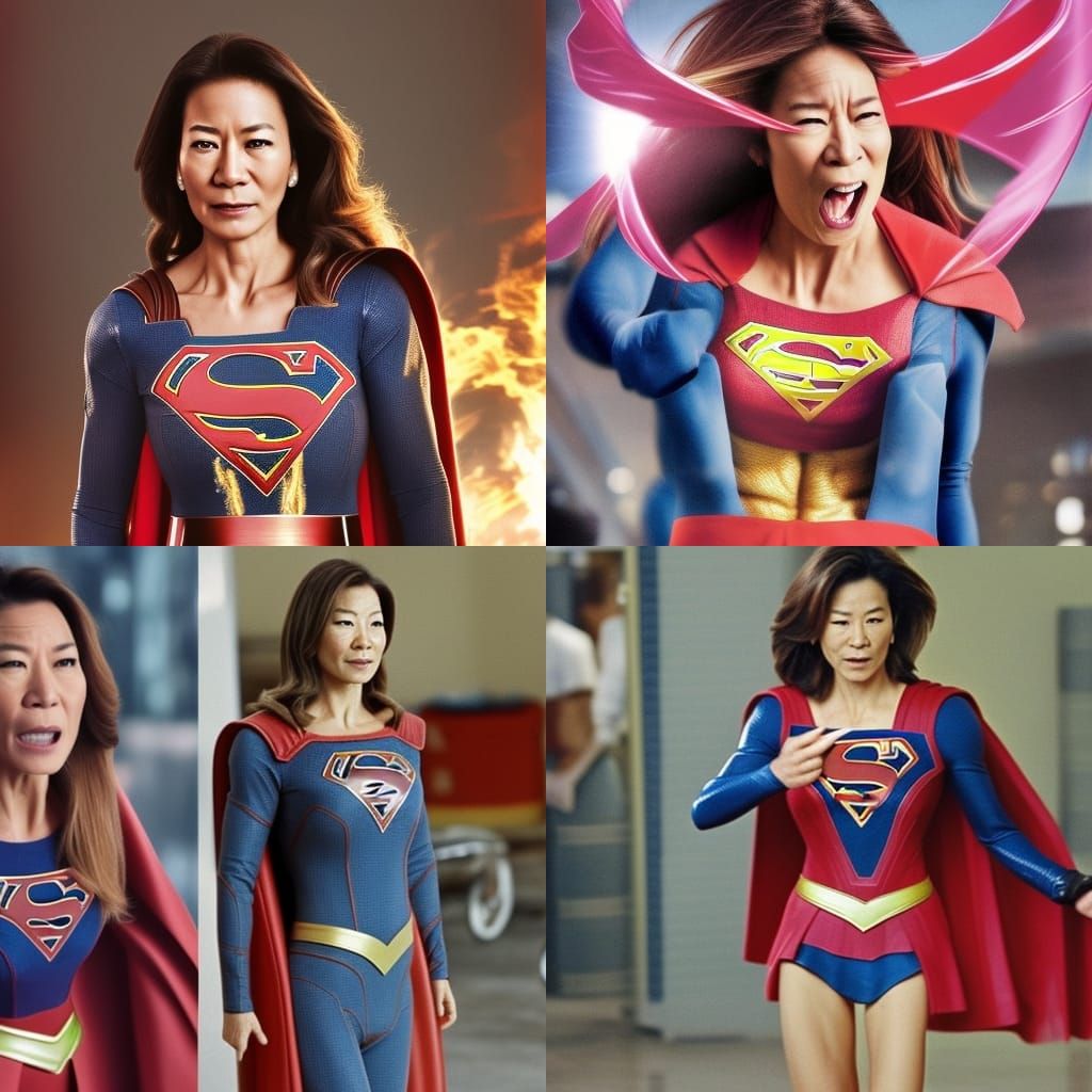 Supergirl's Furious Feast: A Vision of Power