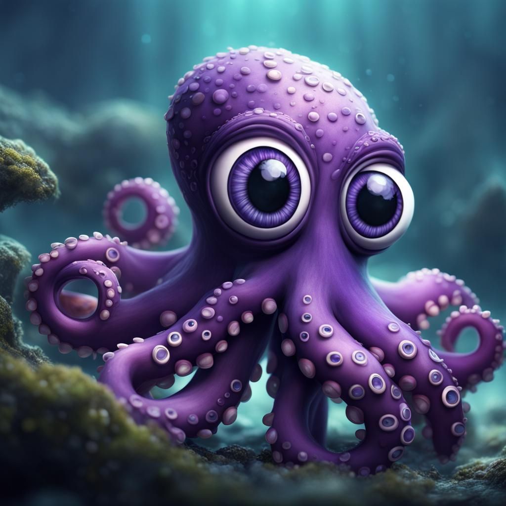 Purple octopus