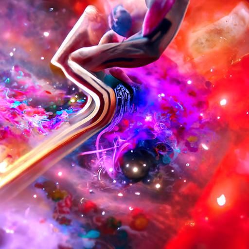 Holographic Cosmic Space Illustration in 8K