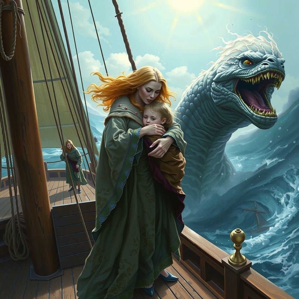 Stormy Seas: Comfort in a Romantic Style