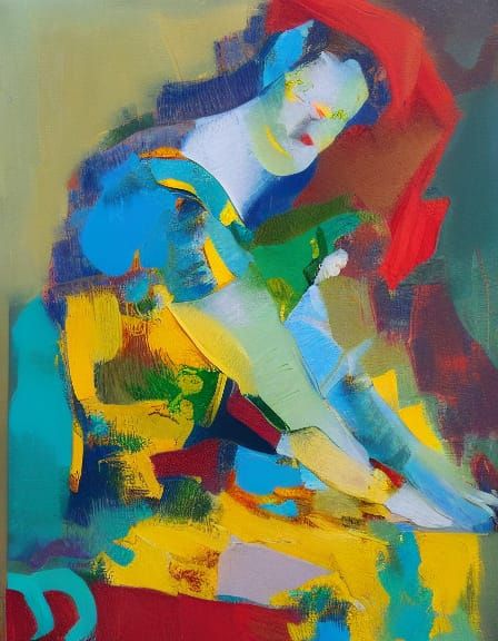 Woman in Artistic Repose