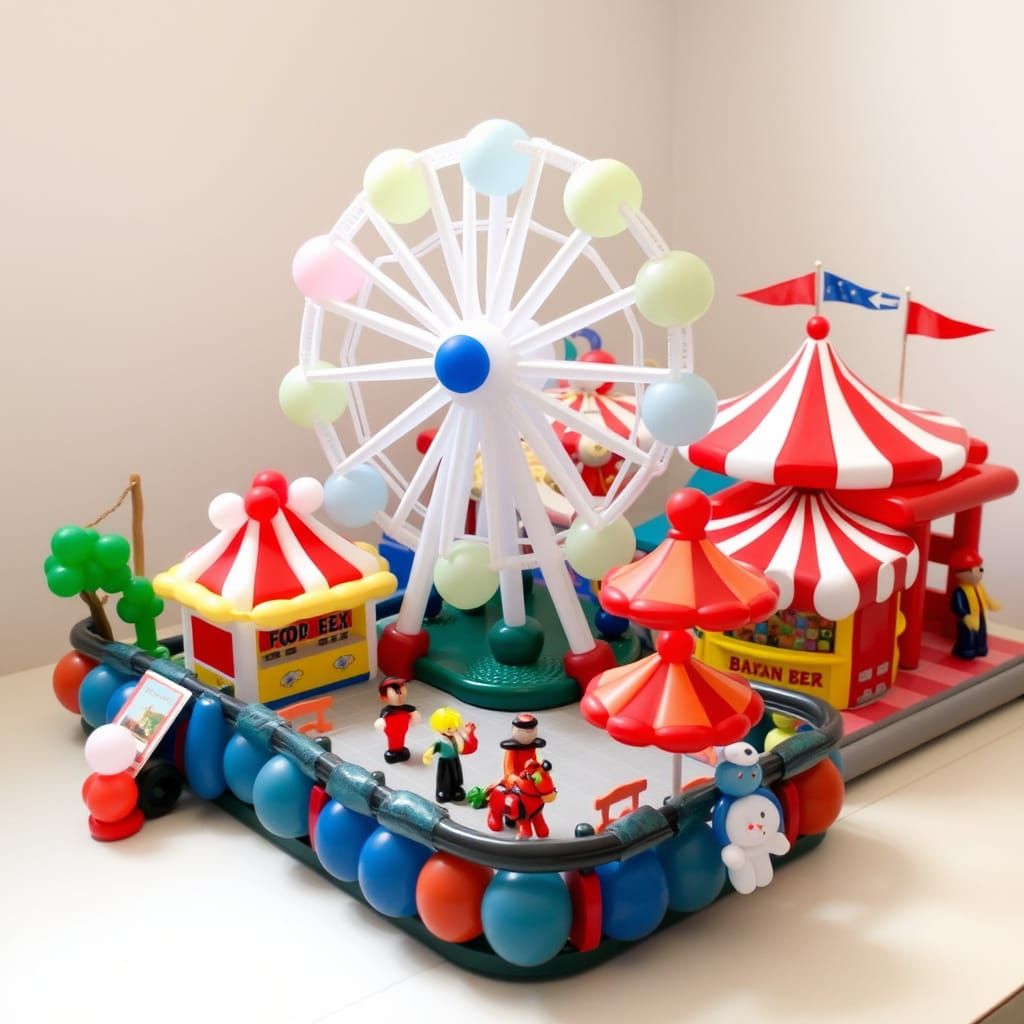 Balloon Theme Park: Miniature Whimsical World