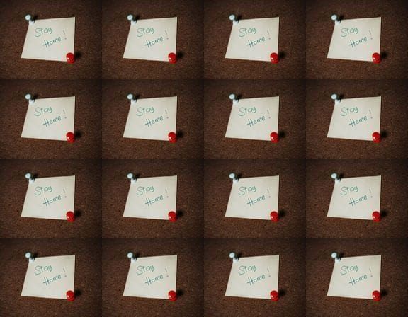 A Small Red Thumbtack on a White Background