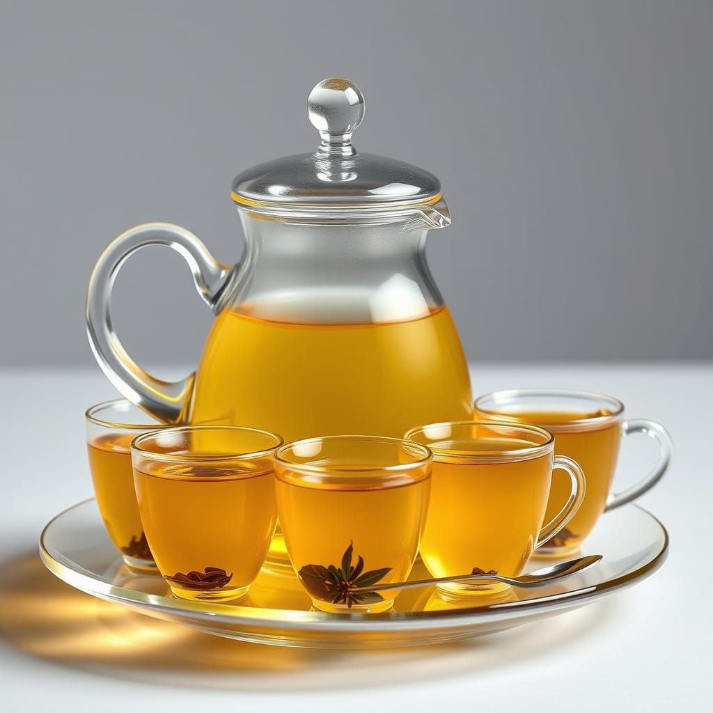 glass tea set 2