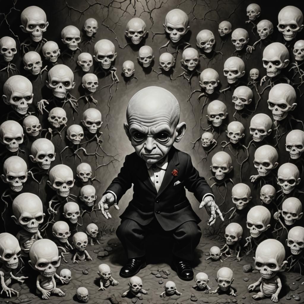 Arcane Apocalyptic Figure in Voodoo Style