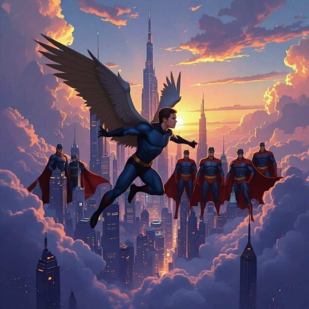 Metropolis for Heroes: A Majestic Cityscape