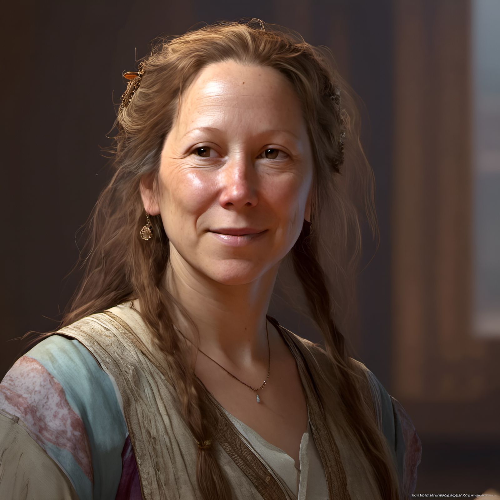 Fantasy Portrait in Hyperdetailed Style