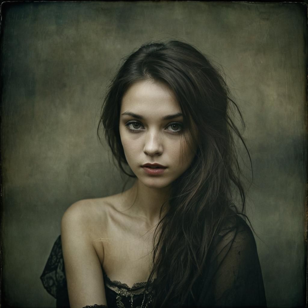 PORTRAIT GRIMDARK DREAMY KATIA CHAUSHEVA