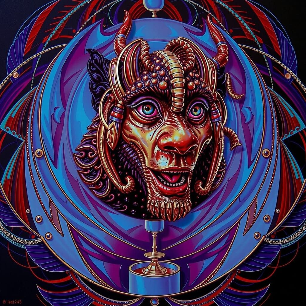 Dystopian Men in Retrofuturist Art Deco Style