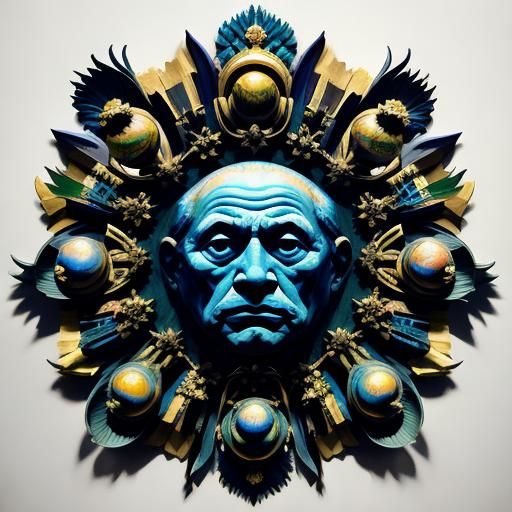 Edinburgh Castle Circus: Abstract Expressionist Oil Painting