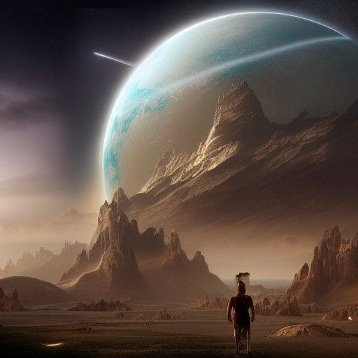 Epic Planet of Light: Digital Matte Painting