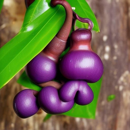 Moldy Purple Mangosteen: Unique Character Design