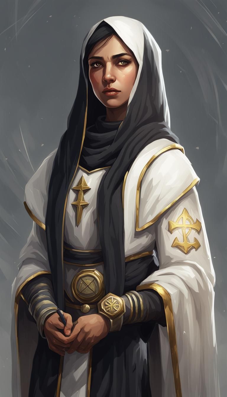 South Asian Cleric Concept Art Portrait in 4K