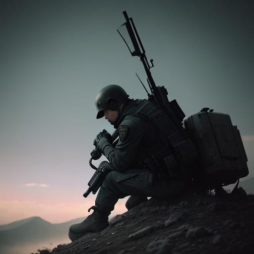 Dramatic SWAT Team Film Still in Hyperrealistic Style