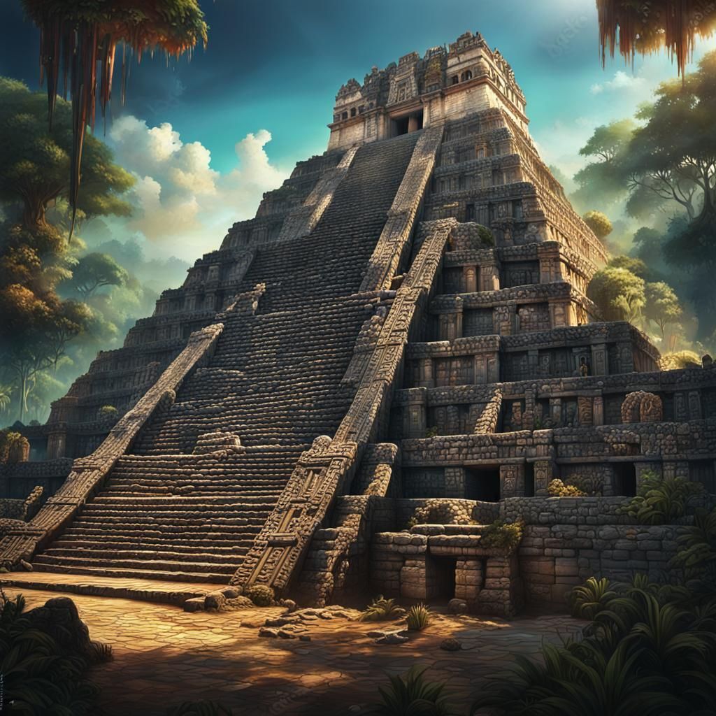 Hyperrealistic Mayan City in Guatemala, 48K Resolution