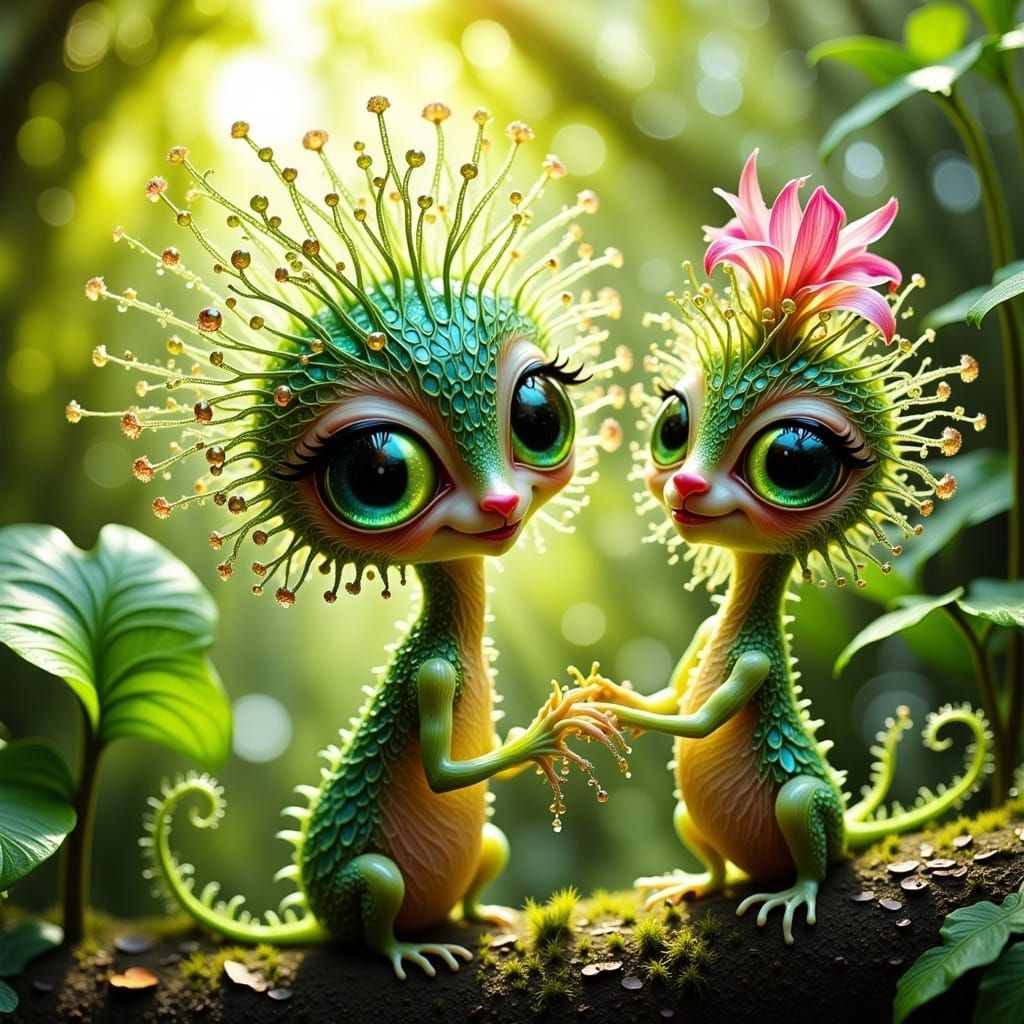 Intricately Bejeweled Jungle Matriarch