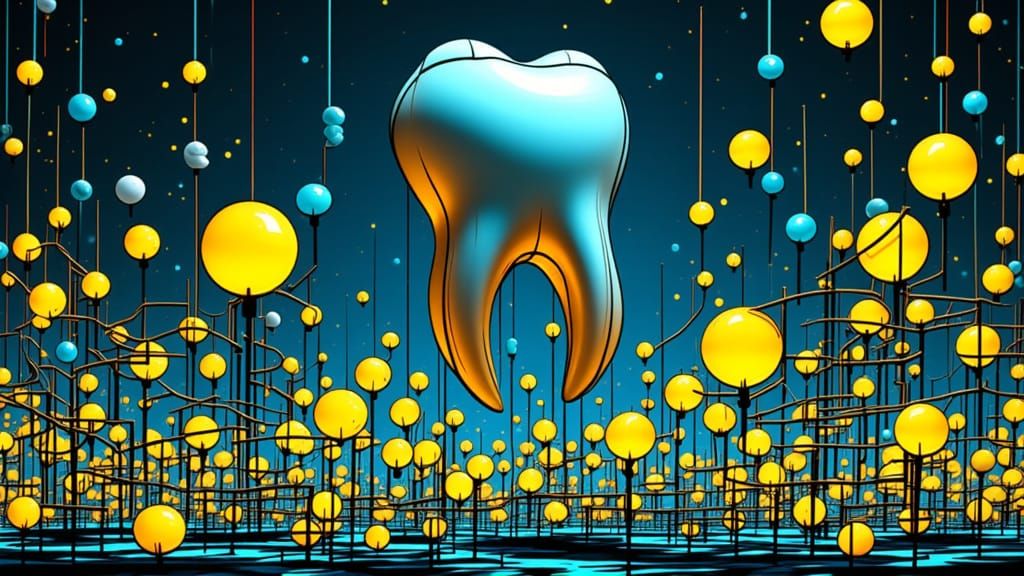 Surreal Tooth & Kinetic Sculptures in Ethereal Light