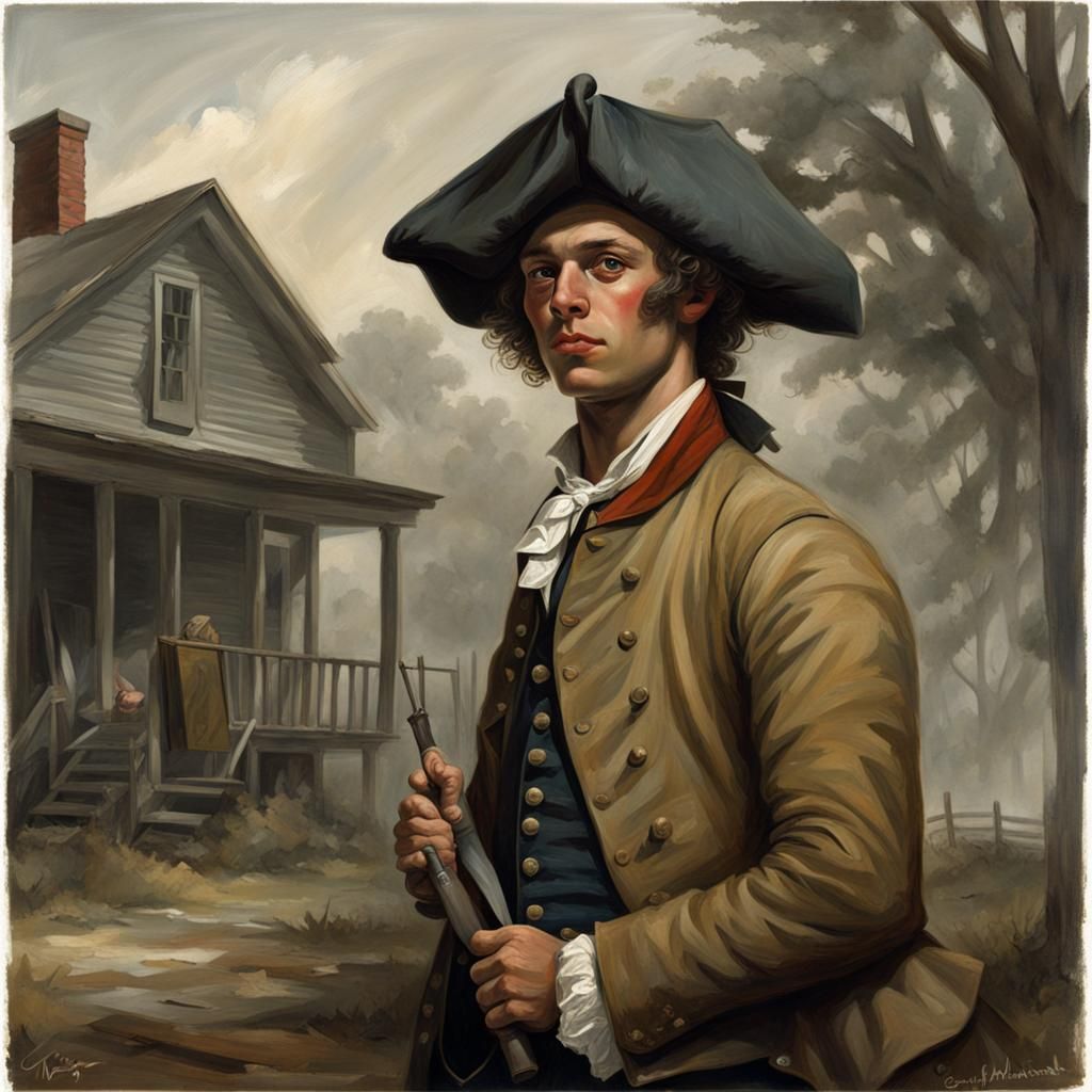 Young South Carolina Man, 1776, Sinister Style