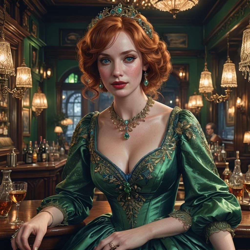 Victorian Woman Portrait in Hyper-Detailed Realism