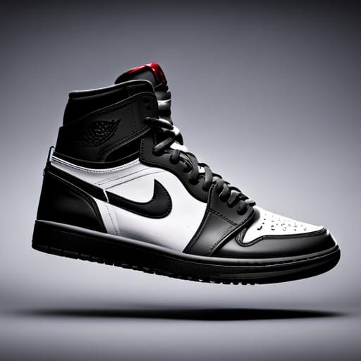 Classic Air Jordan 1 in 3D Cinematic Style